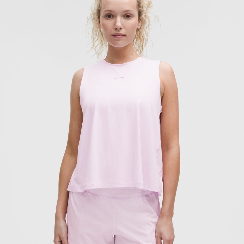 lululemon athletica Pale Pink Sleeveless Performance Tank